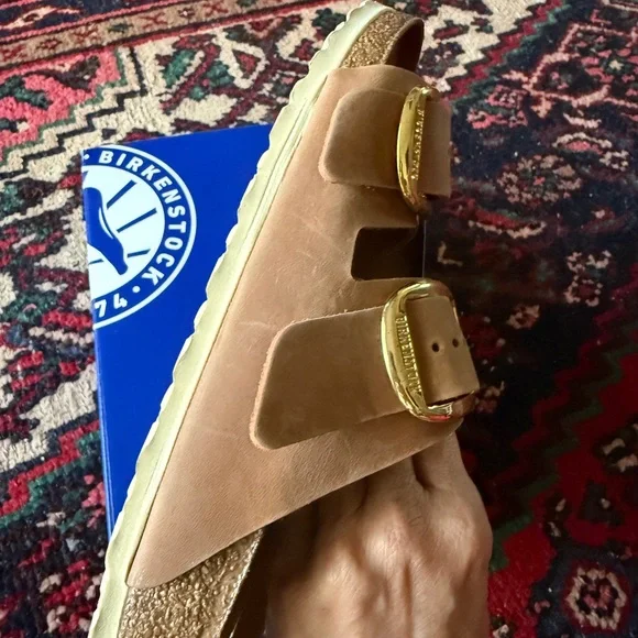 Birkenstock Arizona Big Buckle in Cognac - Picture 5 of 11